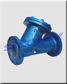 法蘭襯氟Y型過(guò)濾器